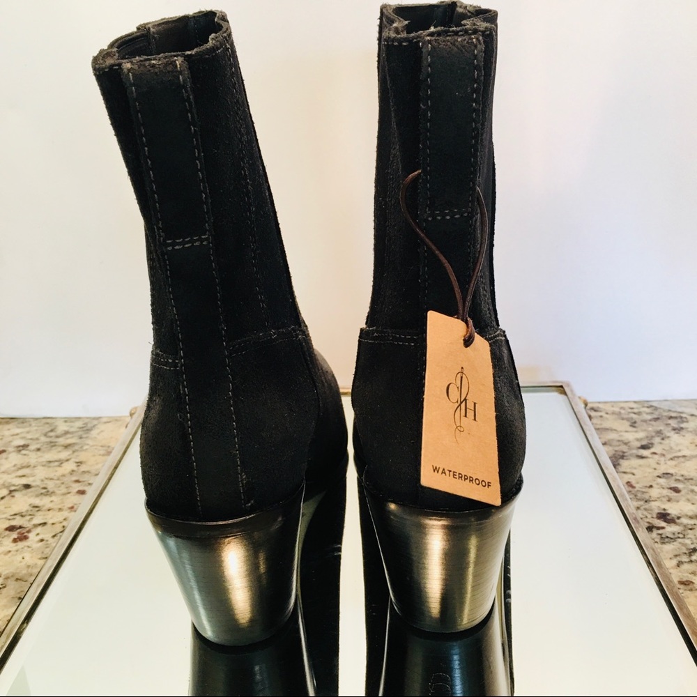 COLE HAAN WATER PROOF MID CALF 3” block heel boot - Picture 3 of 7